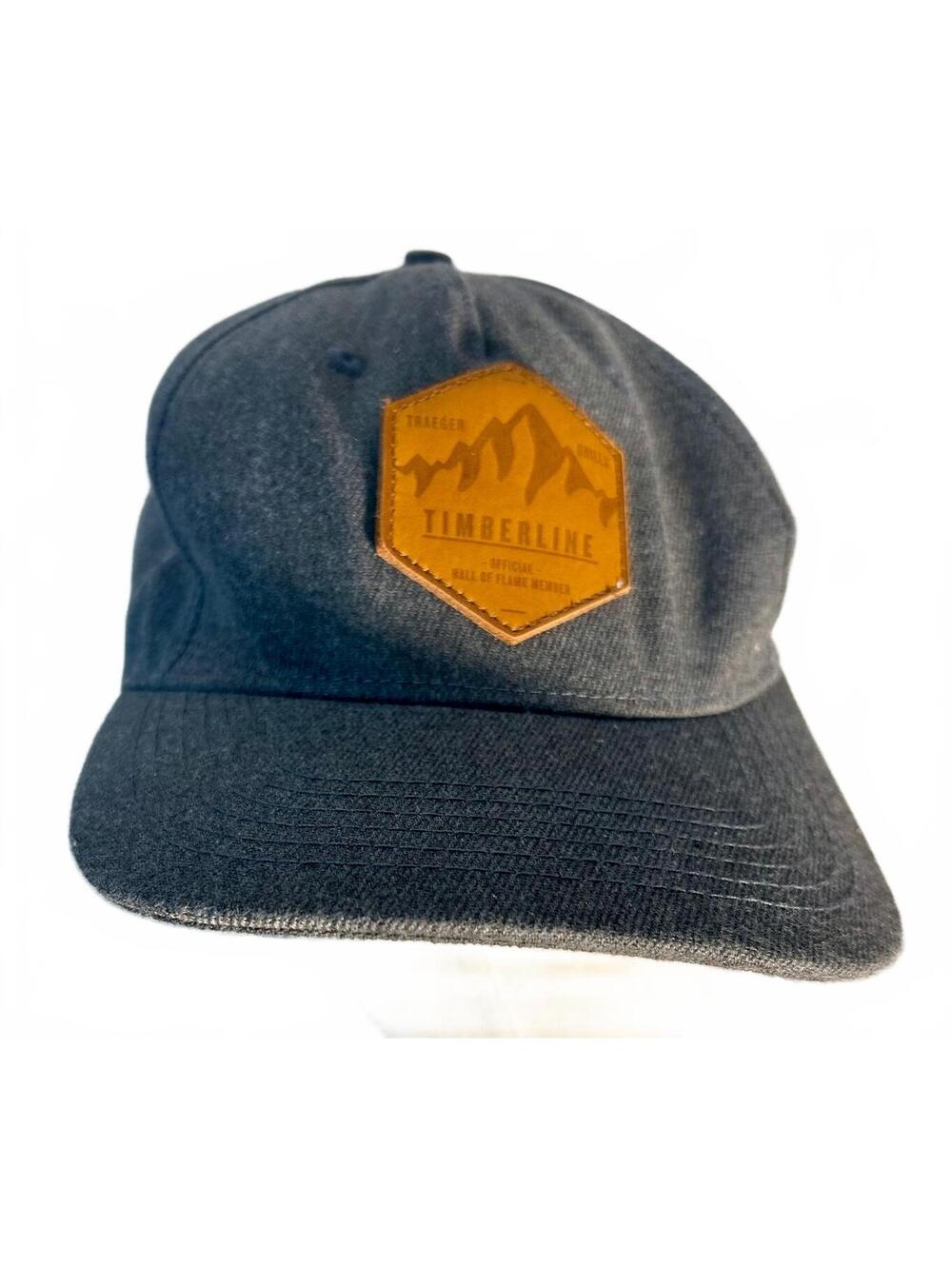 Traeger Timberline Hall of Flame Hat Gray Snapback BBQ Grill Smoker cap